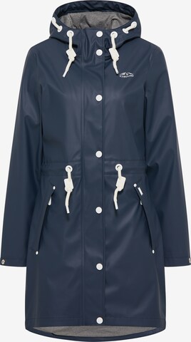 ICEBOUND Between-Seasons Coat in Blue: front