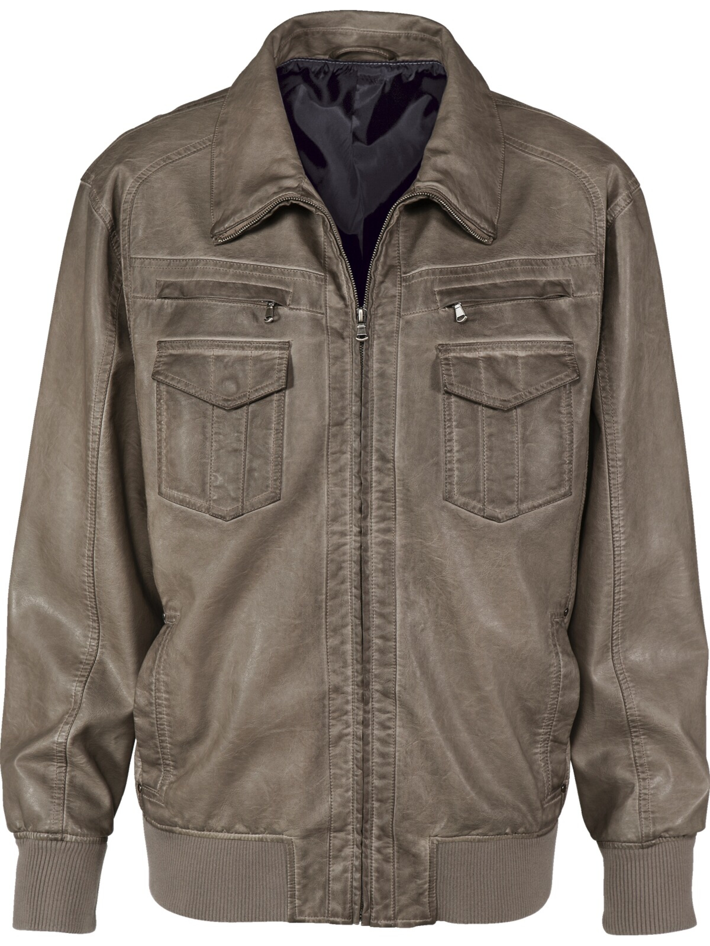 BABISTA Between-Season Jacket ' Vorento ' in Grey: front