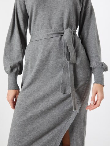 VILA Knitted dress 'Evie' in Grey