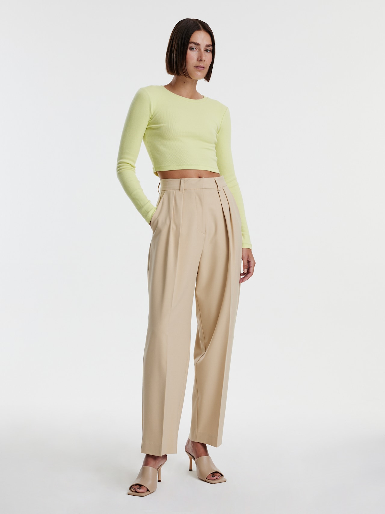 EDITED T-shirt 'Oxana' citron vert