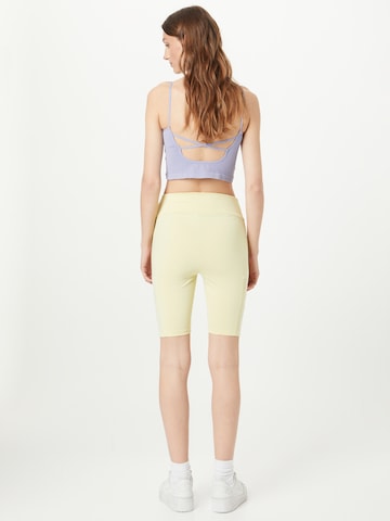 Urban Classics Skinny Leggings in Gelb