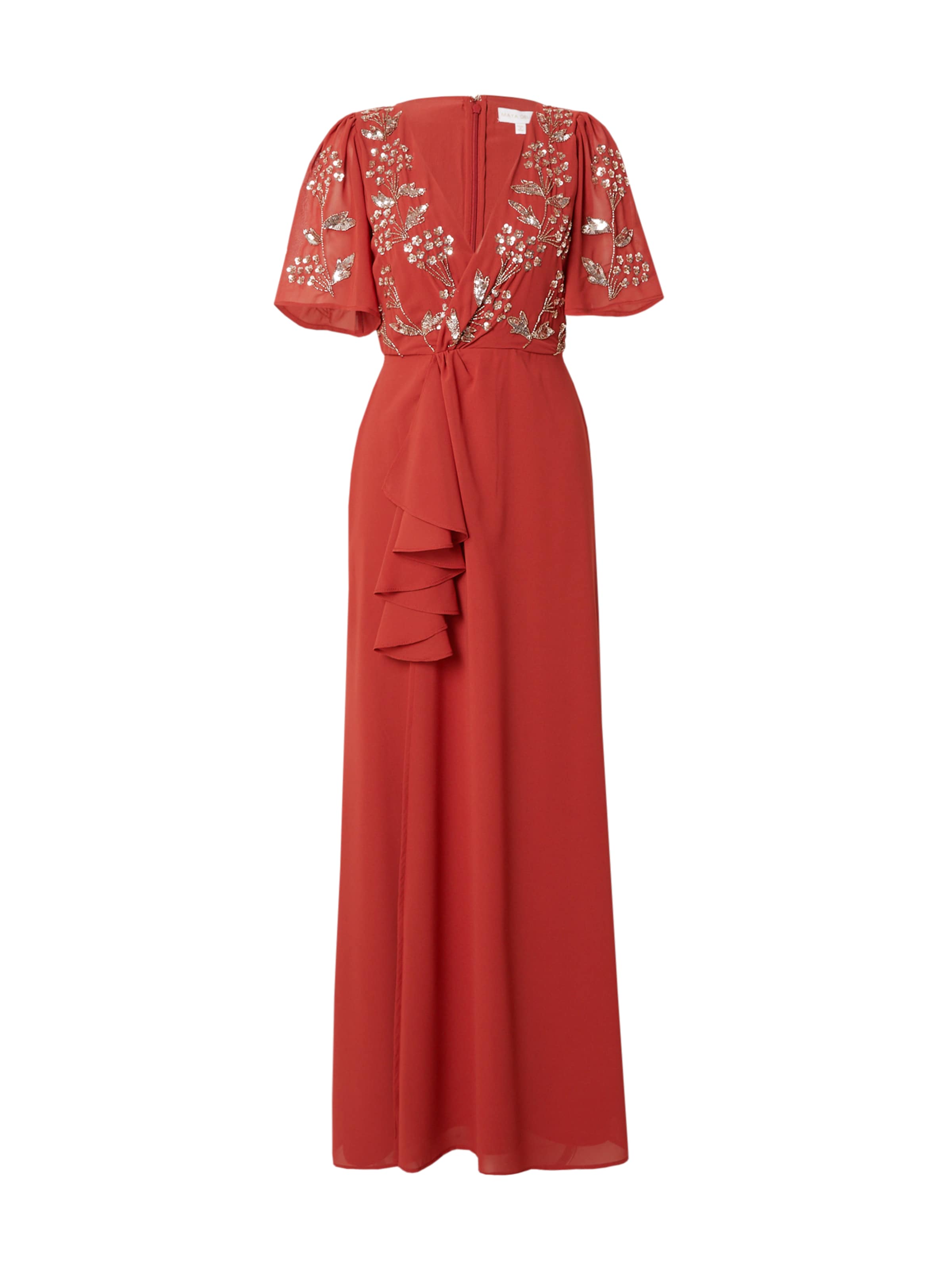 Maya Deluxe Evening dress in Orange: front