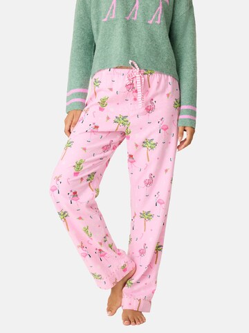 PJ Salvage Pyjamahose in Pink: Vorderseite