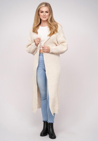 Cloud5ive Knit Cardigan in Beige