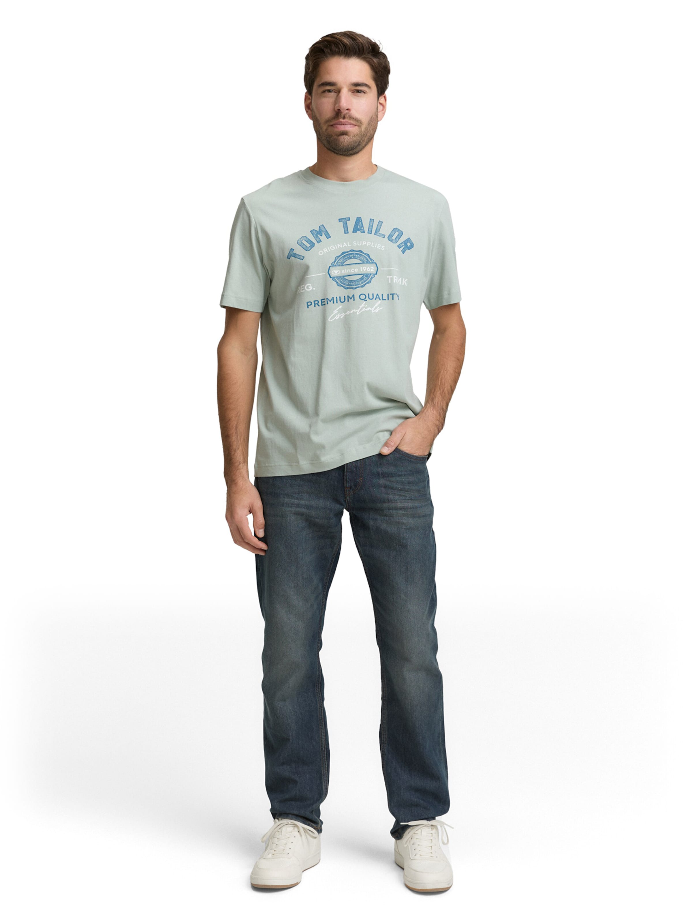 TOM TAILOR - Camiseta en verde