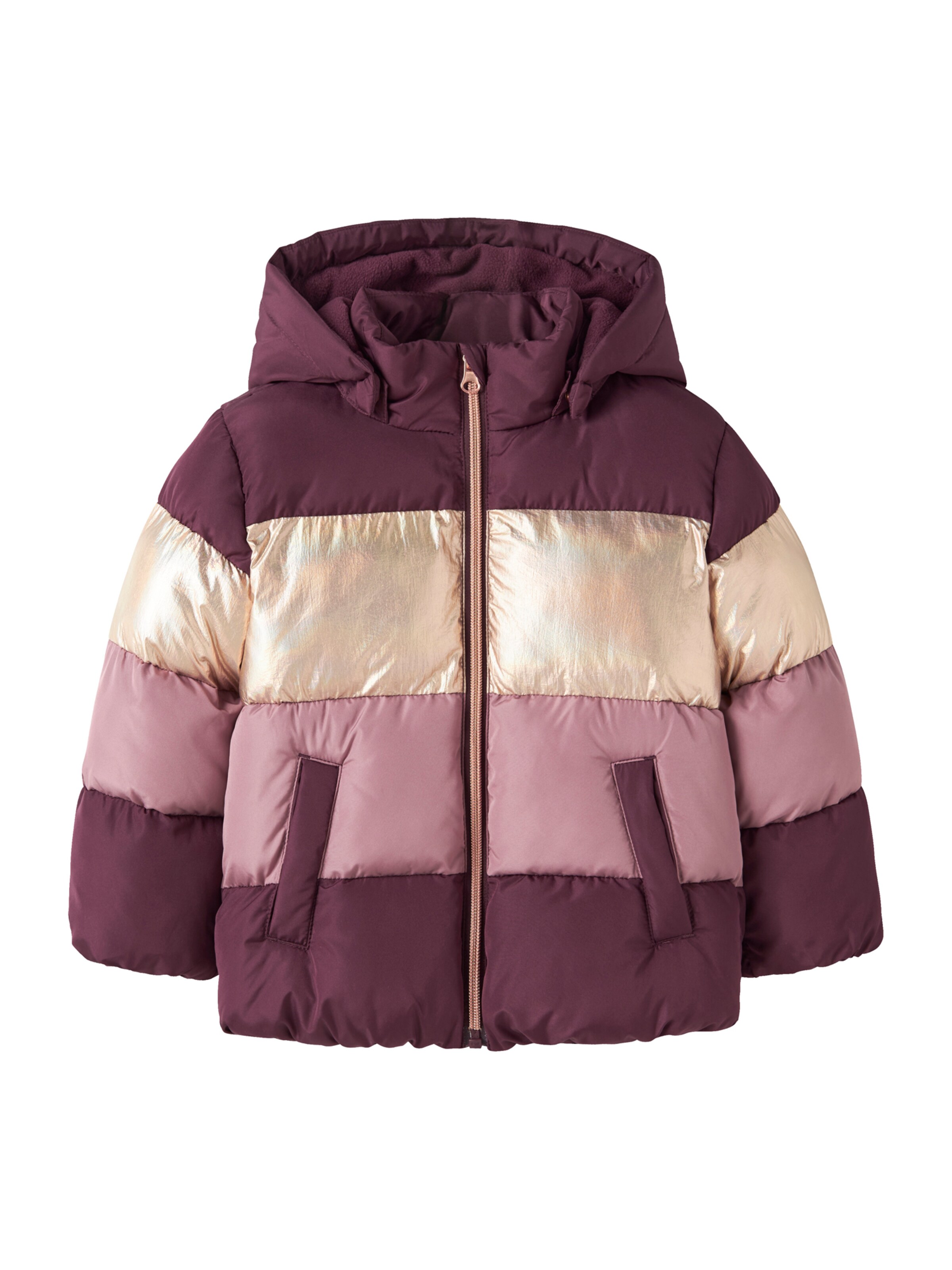 NAME IT Winterjacke 'NMF Mille' in Lila: Vorderseite