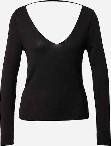 A LOT LESS Sweater 'Esther' in Black: front