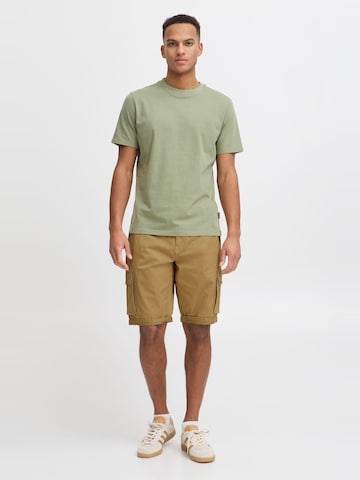 BLEND Regular Cargohose 'Brian' mit Gürtel in Beige