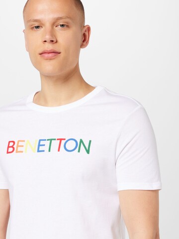 UNITED COLORS OF BENETTON T-Shirt in Weiß