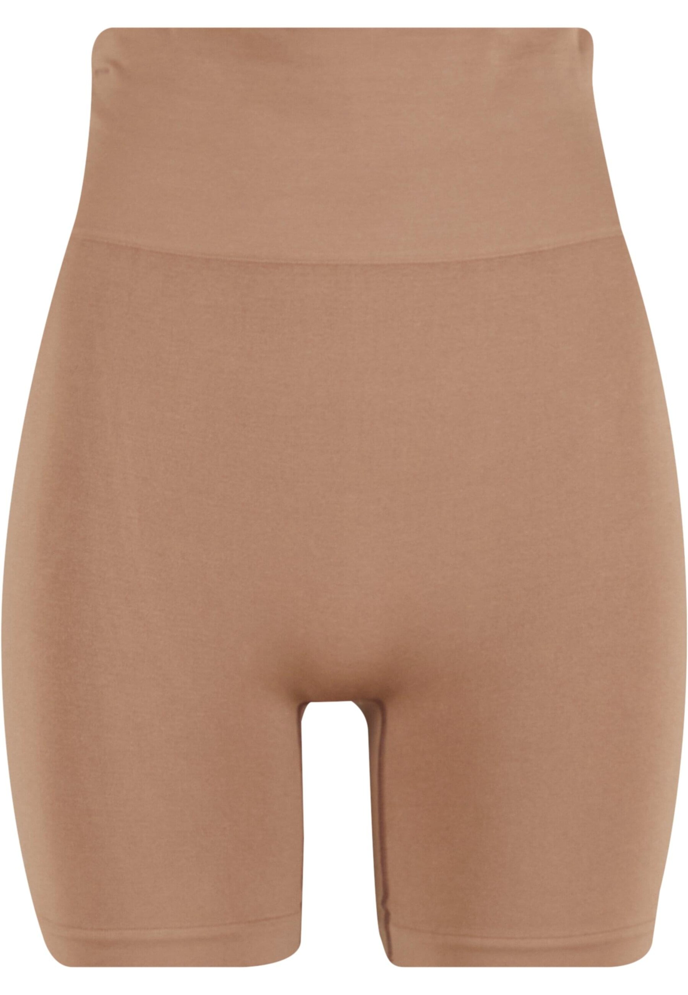 Lykkeland Atelier Skinny Shaping pant 'Honest' in Brown: front