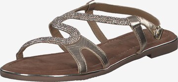 MARCO TOZZI Sandals '28143' in Gold: front