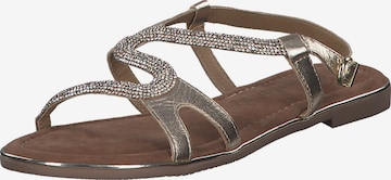 MARCO TOZZI Sandals '28143' in Gold: front
