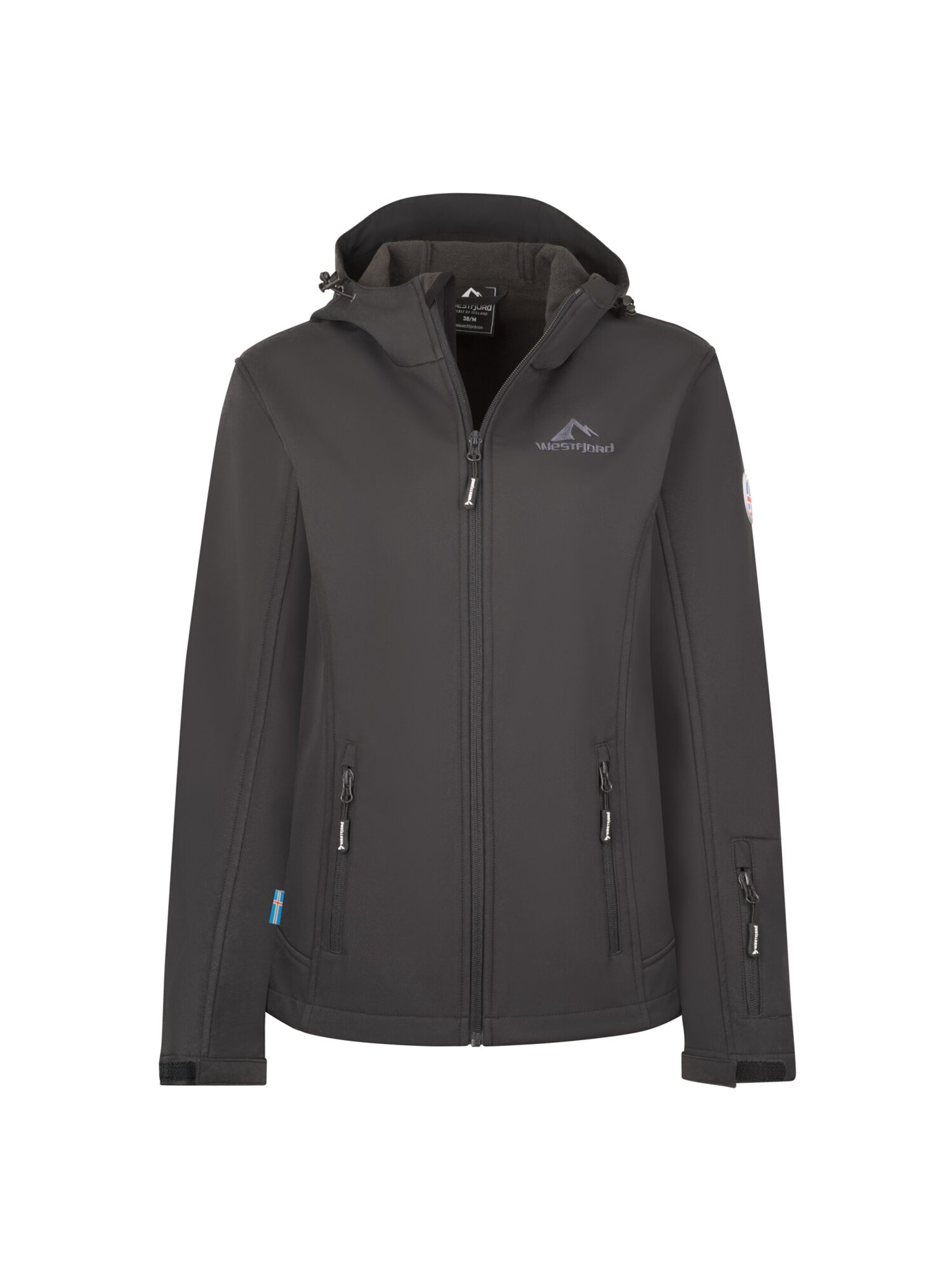 WESTFJORD Outdoorjacke‌‌‌‌‌‌‌‌ in Schwarz: Vorderseite