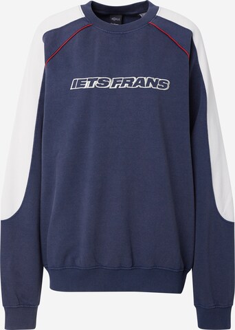 iets frans Sweatshirt in Blauw: voorkant