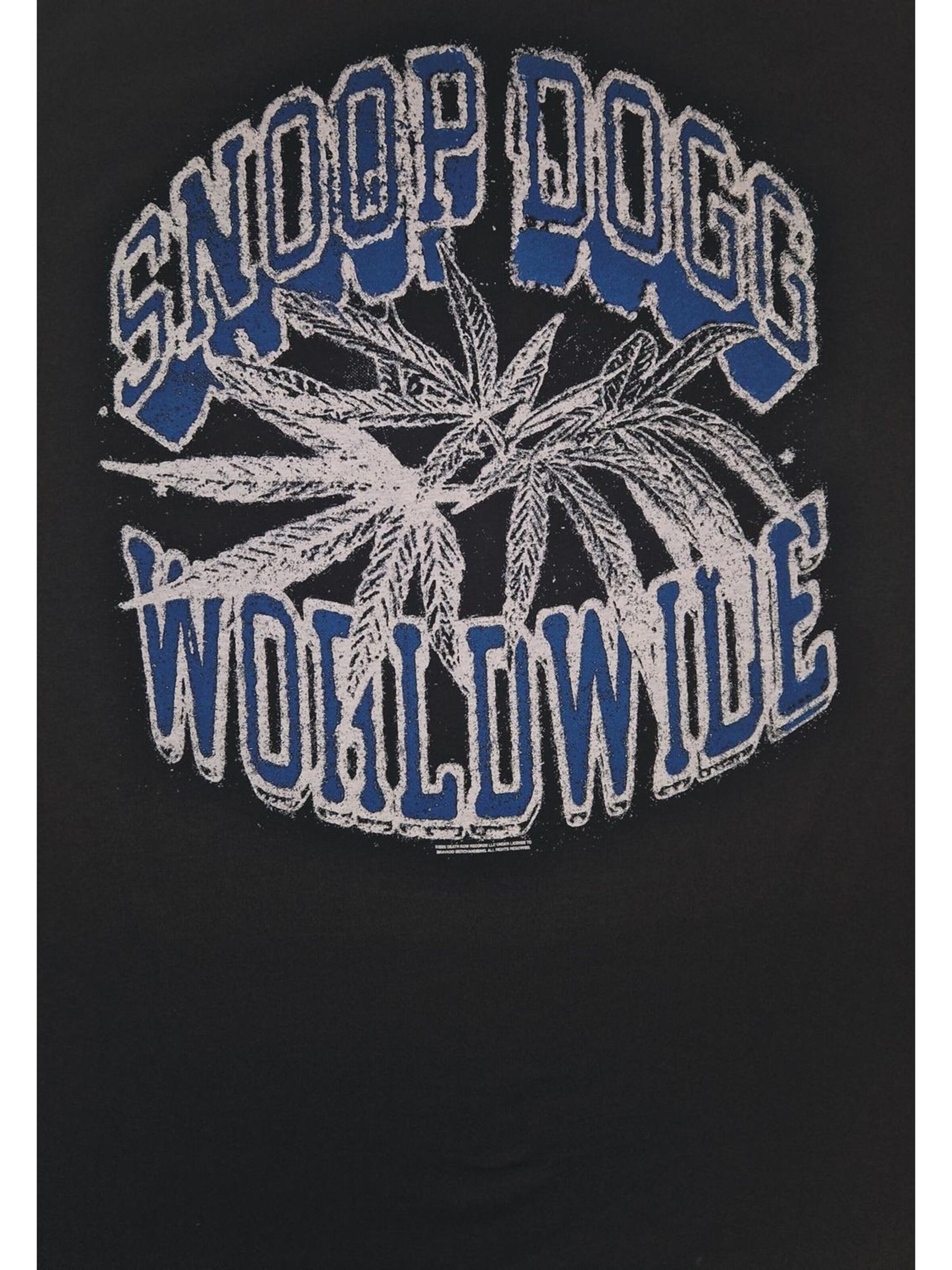 THE ROLLING STONES Shirt 'Snoop Dogg Worldwide T-Shirt' in Zwart
