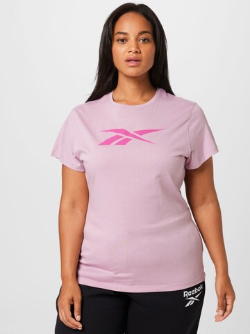 Reebok Functioneel shirt in Lila: voorkant