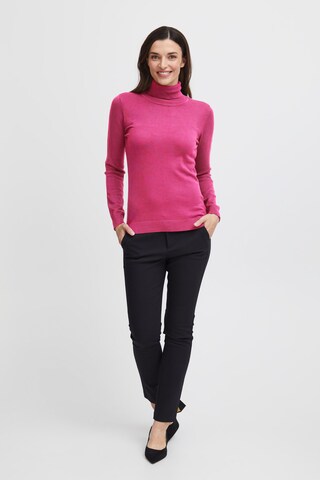 Fransa Sweater 'Blume Pu 4' in Pink