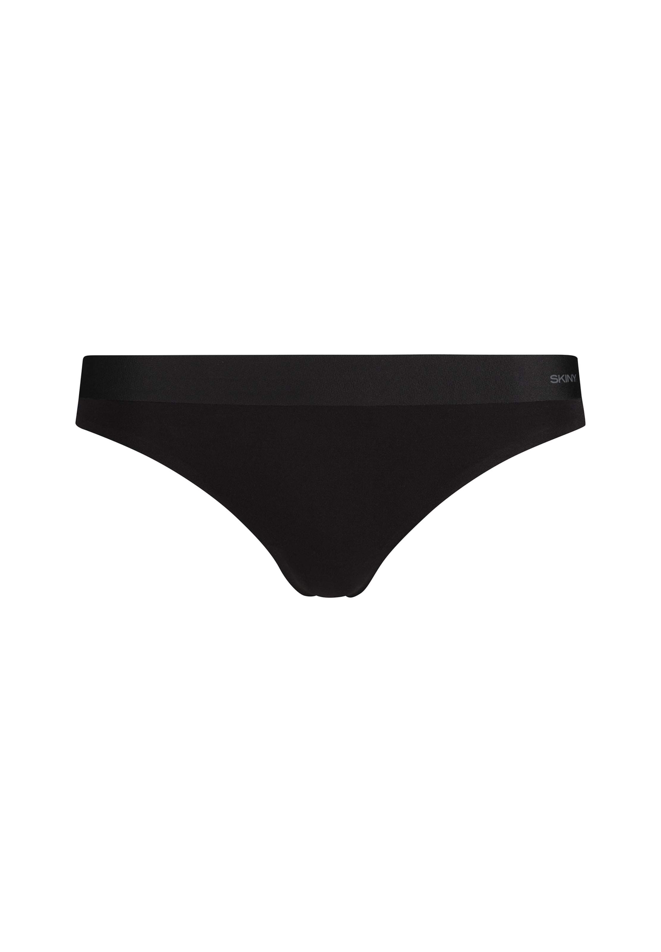 Skiny String in Black: front