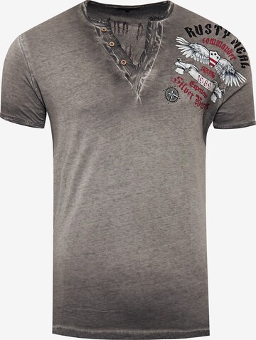 Rusty Neal Shirt in Grey: front