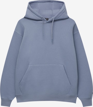 Sweat-shirt Pull&Bear en bleu : devant