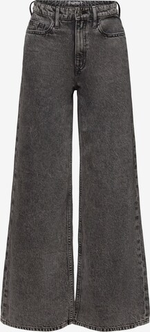 ESPRIT Wide leg Jeans in Grijs: voorkant