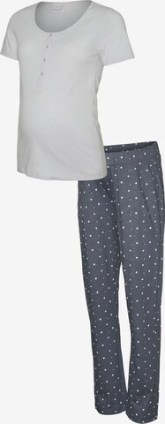 MAMALICIOUS Pyjama 'Mira' in Grau