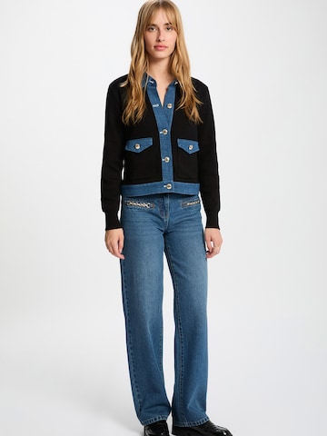 Morgan Gebreid vest in Zwart