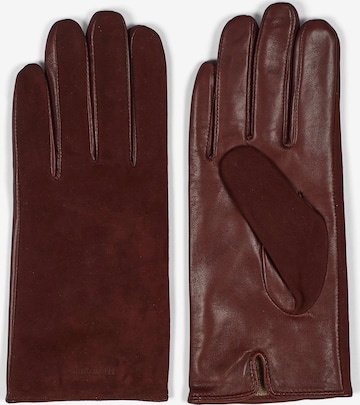 Gants 'Women's Leather Gloves Luna Brown' Howard London en marron : devant