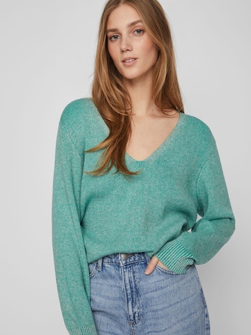 VILA Sweater 'IRIL' in Green