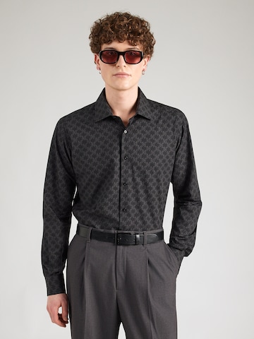 Regular fit Cămașă de la Karl Lagerfeld pe negru: față