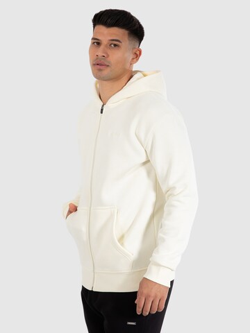 Smilodox Zip-Up Hoodie 'Raik ' in Beige