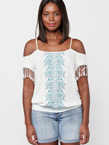 KOROSHI Top in White