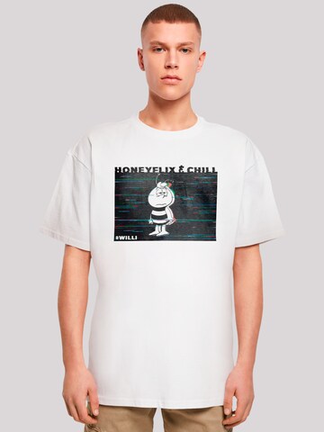T-Shirt F4NT4STIC en blanc : devant