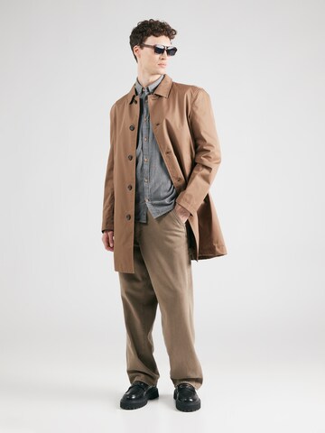 Coupe regular Chemise 'Johan Diego' Kronstadt en gris