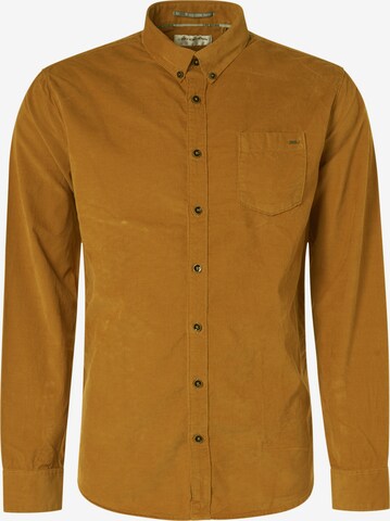 No Excess Button Up Shirt in Orange: front