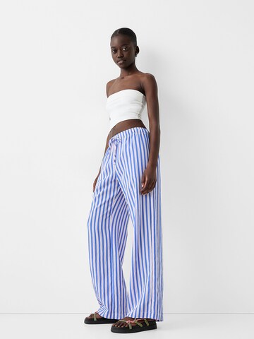 Bershka Loosefit Hose in Blau