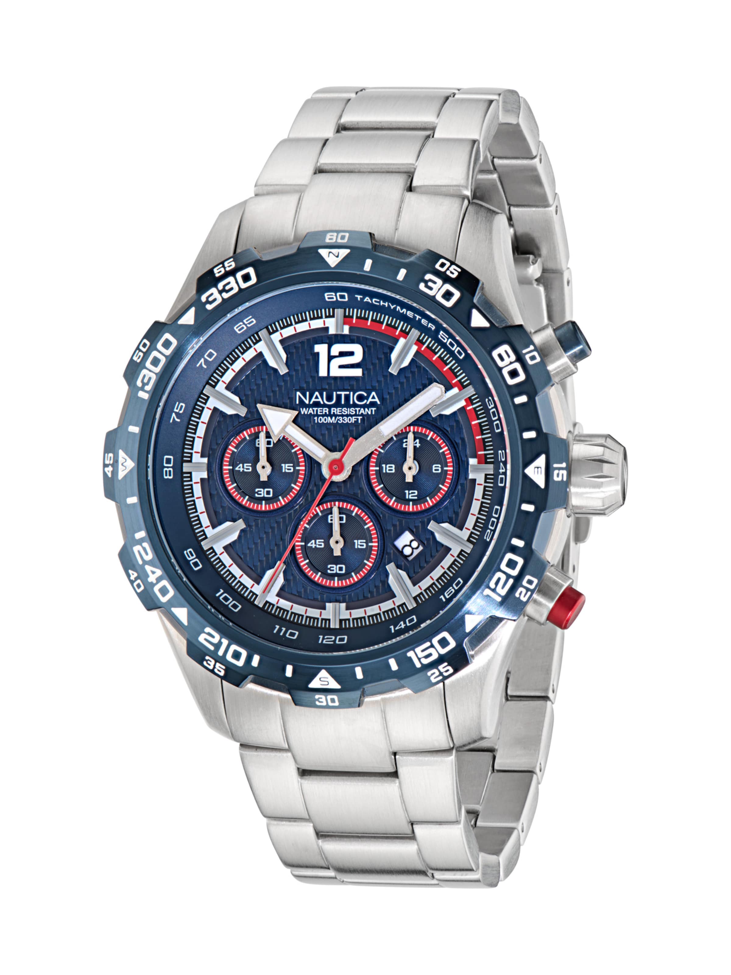 NAUTICA Analoguhr 'NST' in Blau: Vorderseite