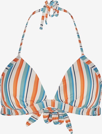 Skiny Triangle Bikini Top in Mixed colors: front