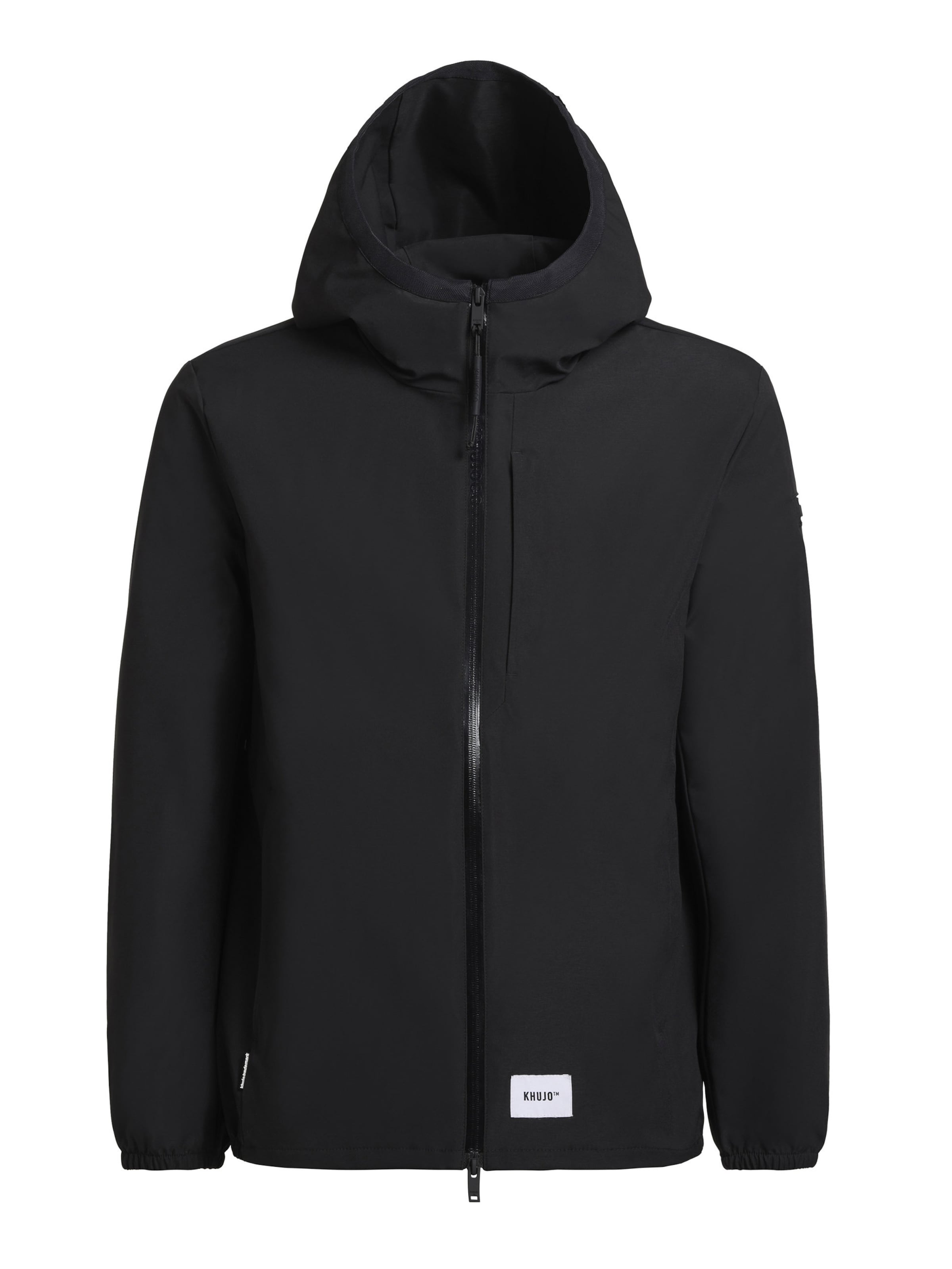 khujo Jacke 'HAMZA' in Schwarz: Vorderseite