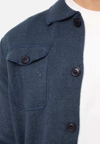 JEFF Gebreid vest 'Bradshaw' in Blauw