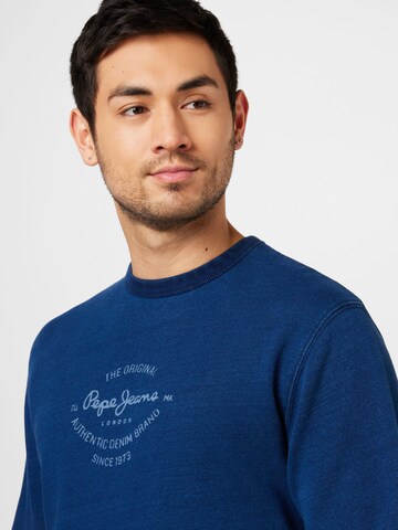 Pepe Jeans Sweatshirt 'ASTON' in Blau