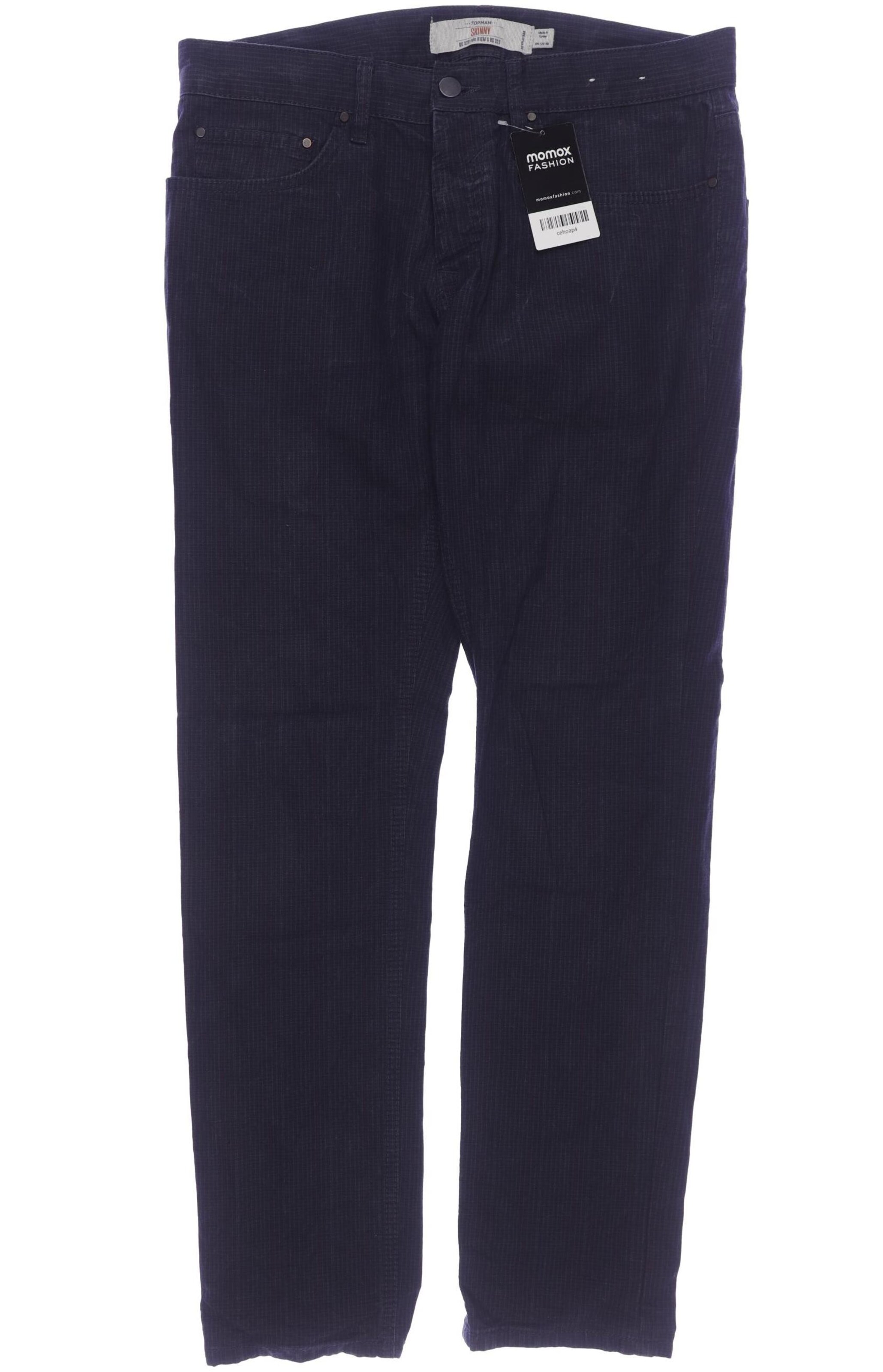 TOPMAN Pants in 32 in Blue: front