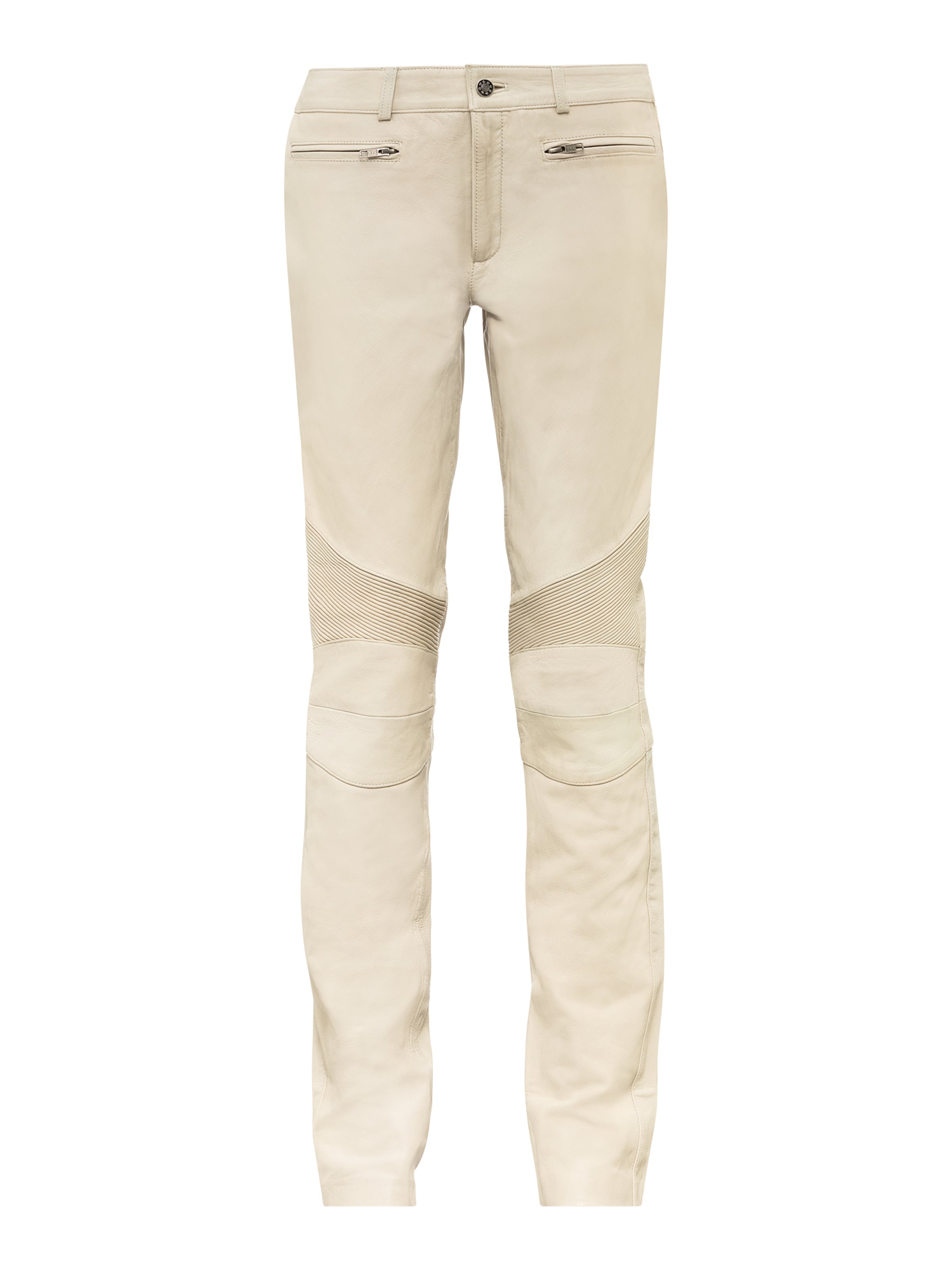 Coupe slim Pantalon 'Donna' RICANO en blanc : devant
