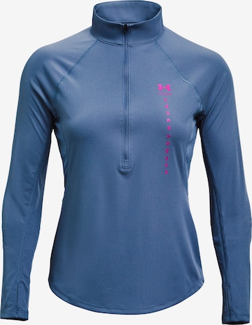 T-shirt fonctionnel 'Speed Stride Attitude' UNDER ARMOUR en bleu : devant