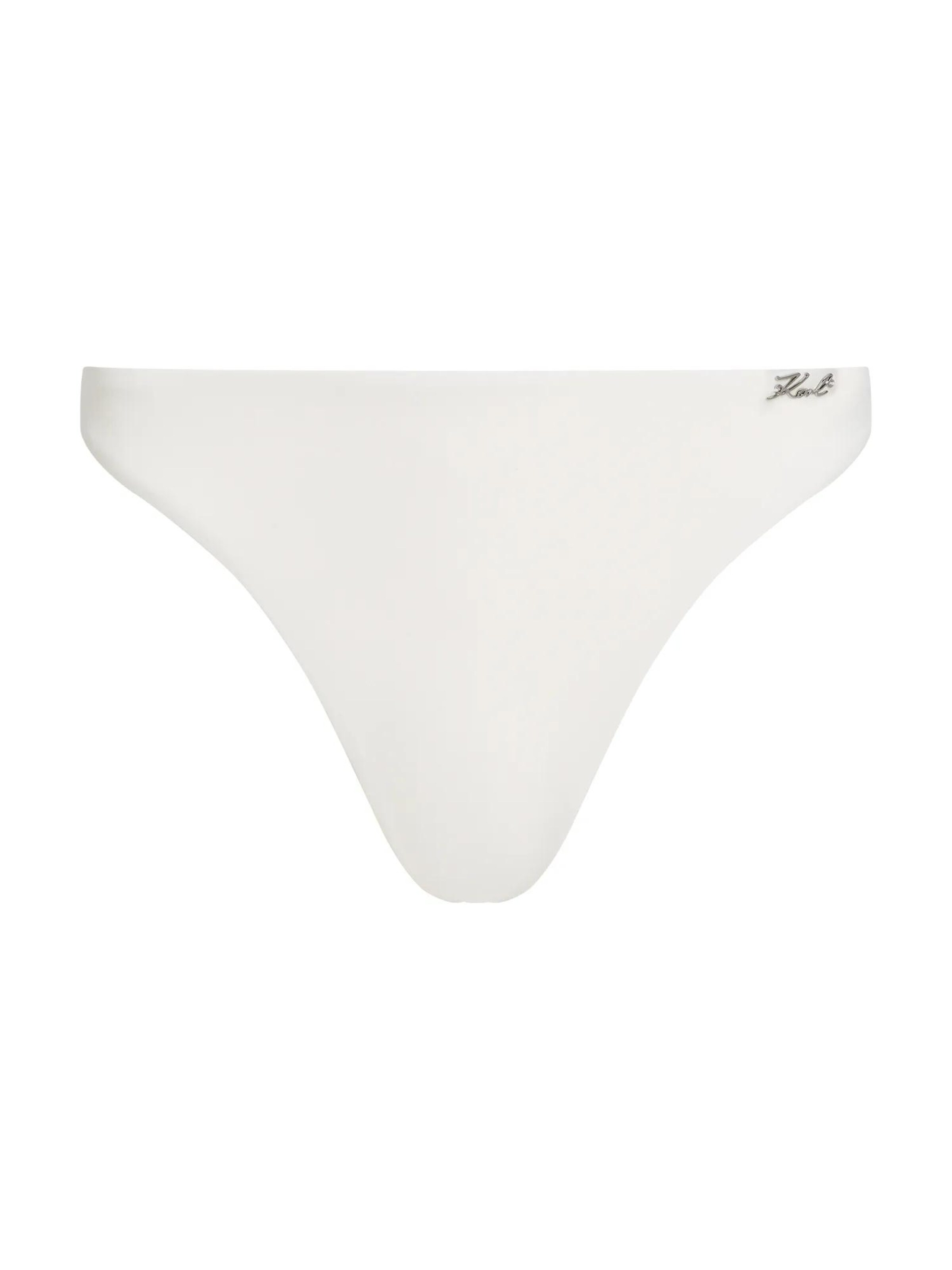 Karl Lagerfeld Bikinové nohavičky - Béžová: predná strana