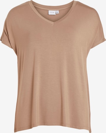T-shirt 'Belis' VILA en marron : devant
