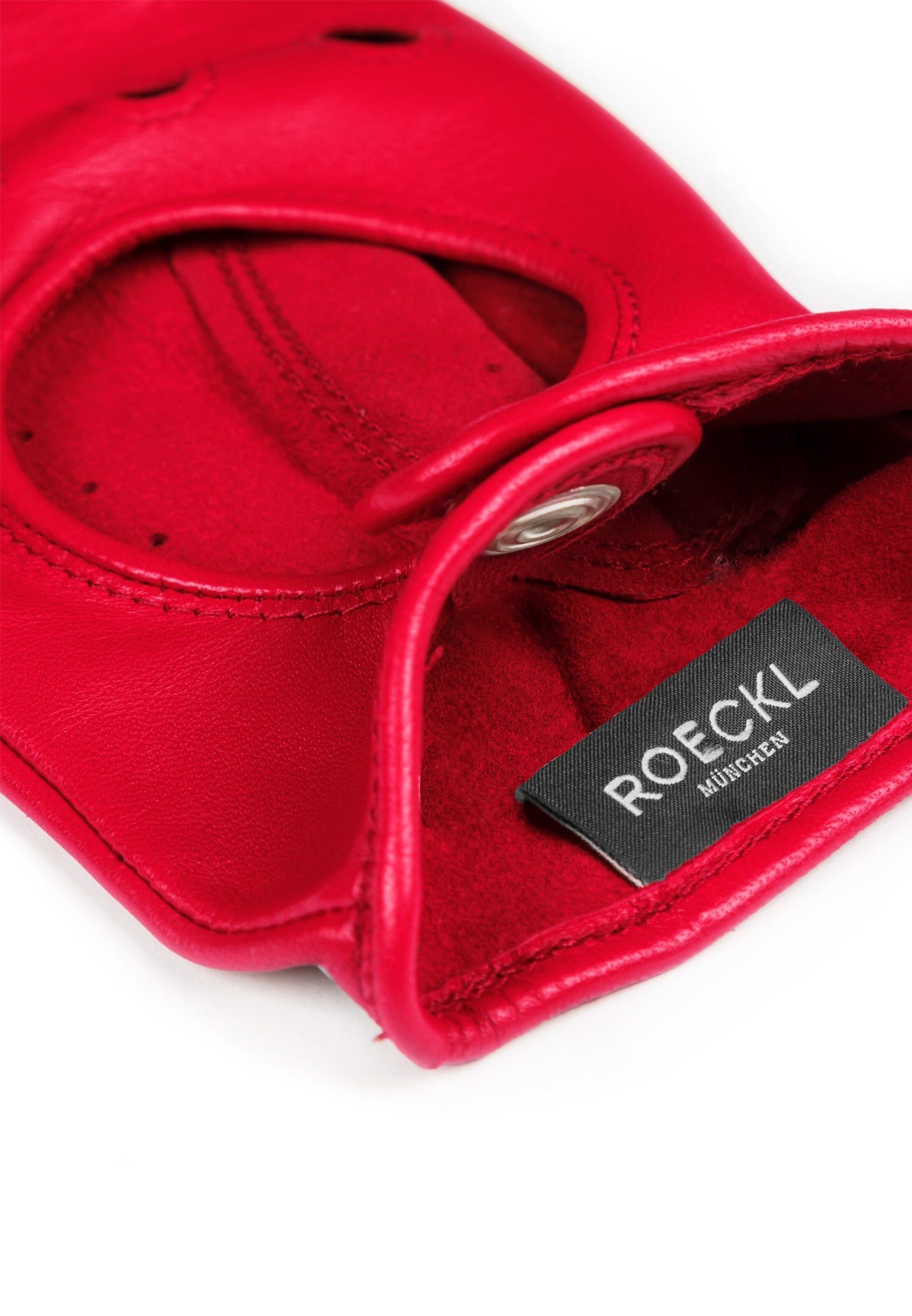 Roeckl Short finger gloves 'FLORENZ AUTOFAHRER' in Red
