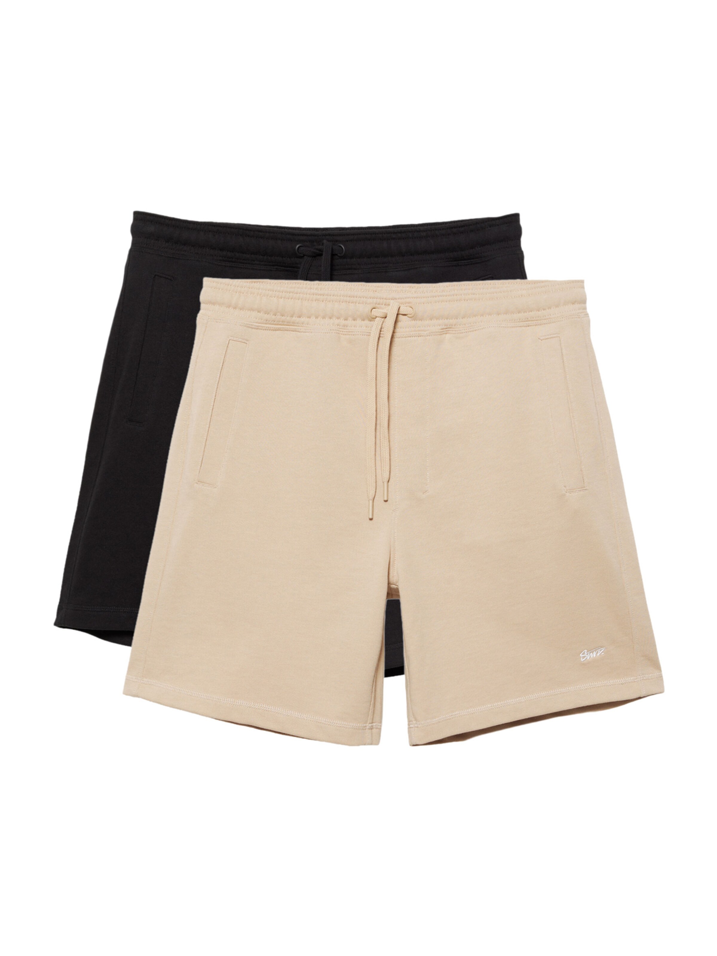 Pull&Bear Kalhoty 'STWD' - béžová / černá, Produkt