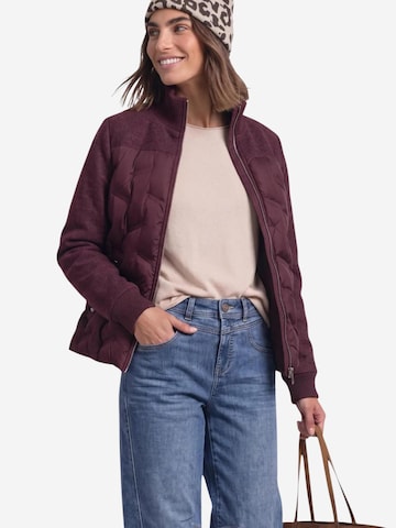 STREET ONE Winter jacket 'LTD QR Short Mat Mix Jkt w. Glued 202254' in Purple