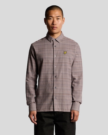 Coupe regular Chemise Lyle & Scott en gris : devant